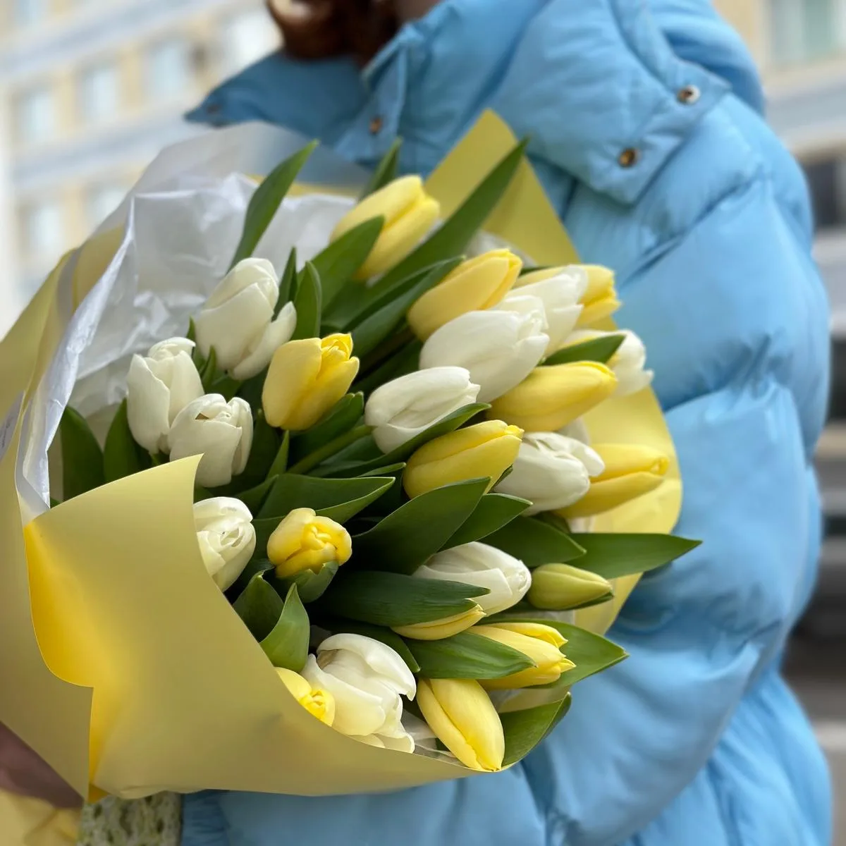 Букет тюльпанов «Салют» 25 шт.