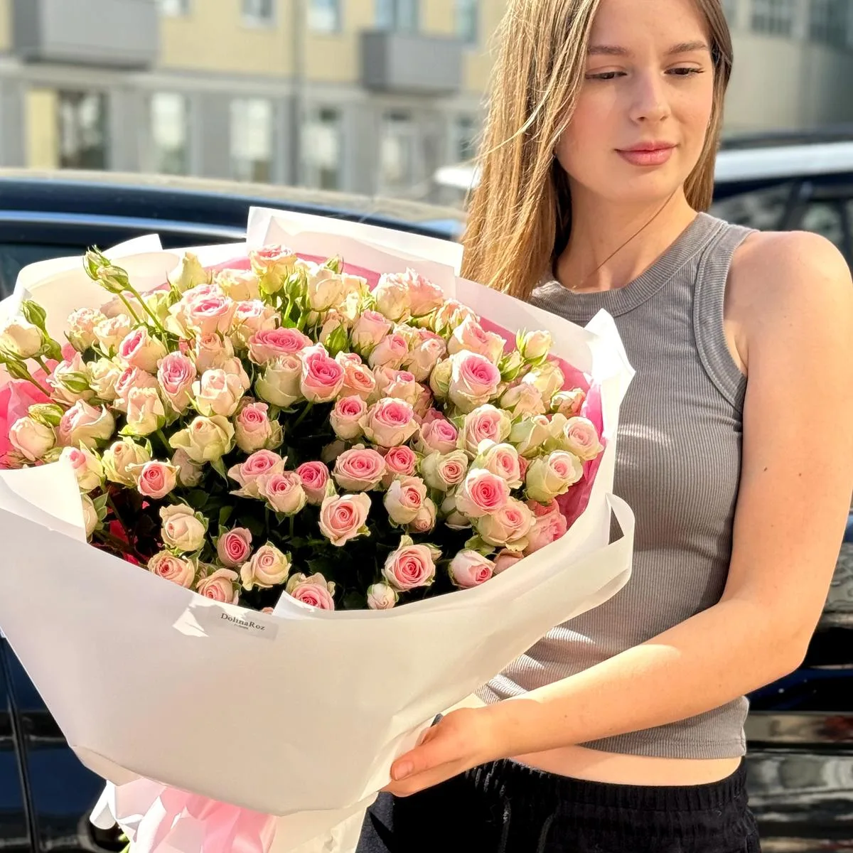 Букет роз «Нежный свет»