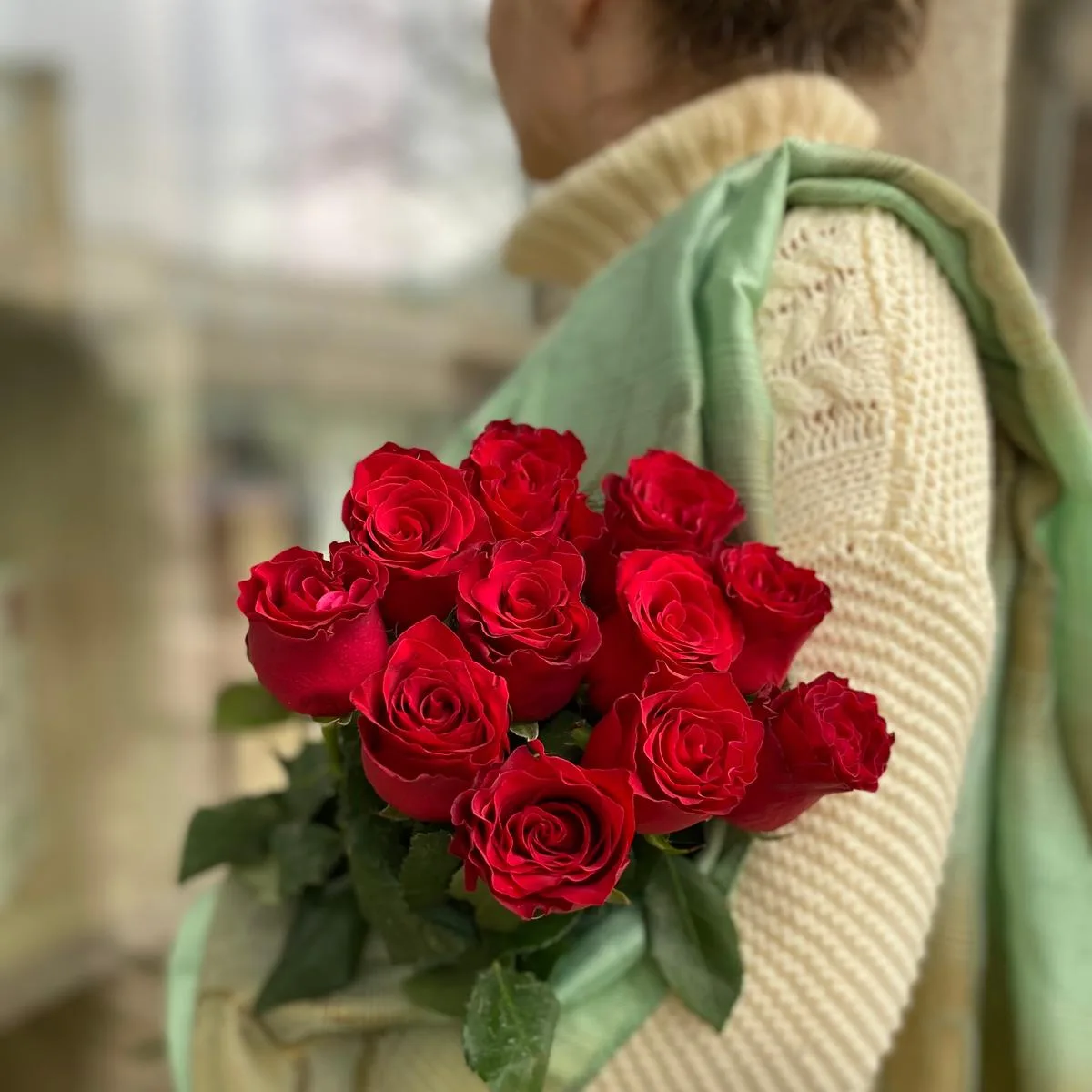 Букет роз «Бордо»