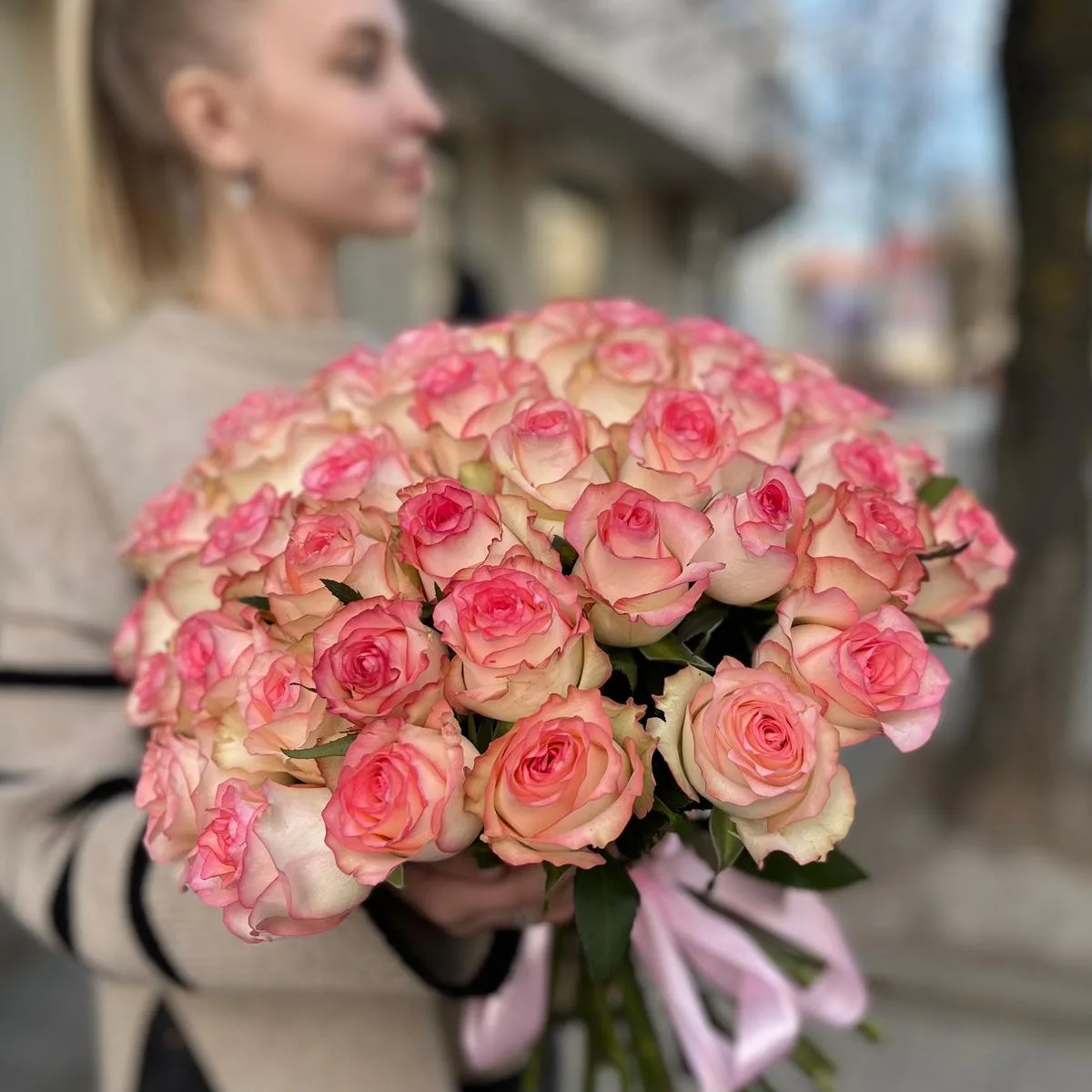 Букет роз «Дорогая»