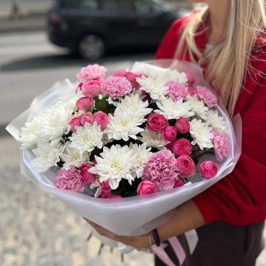 Букет «Малиновый сад»